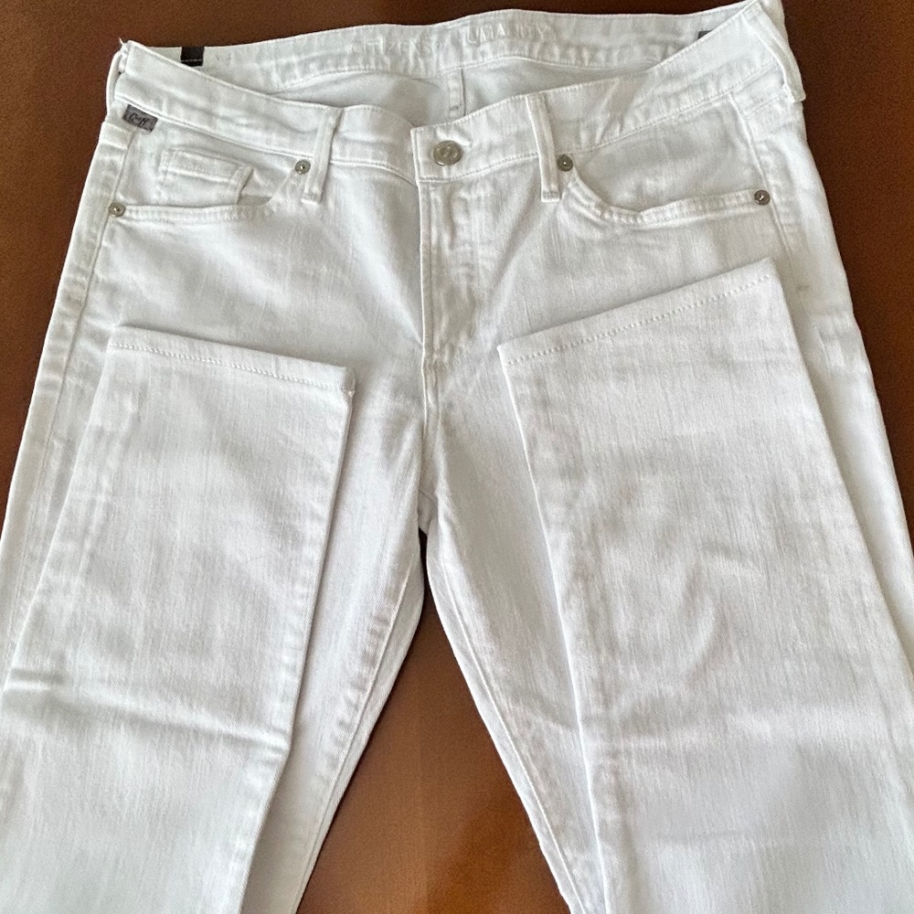 Citizens of Humanity Arielle White mid-rise slim Jeans, size 32